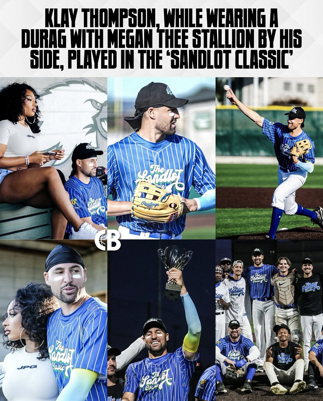 333体育|电竞-官方网站-克莱·汤普森变身棒球手，携女友梅根亮相&amp;quot;野球场经典赛&amp;quot;